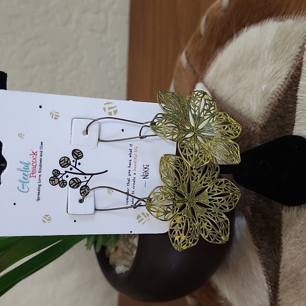 Coastal Cowgirl/Boho Earrings By Gleeful Peacock NWT